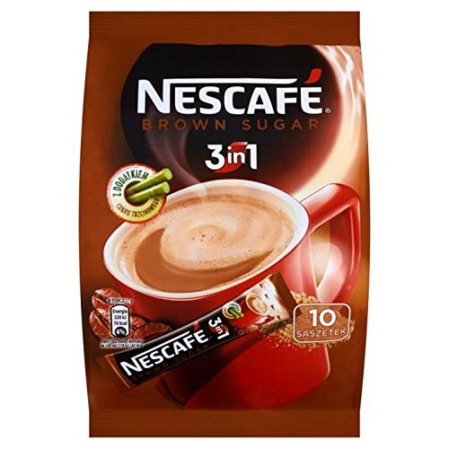 Nescafe 3 in 1 BROWN SUGAR instant coffee sachets