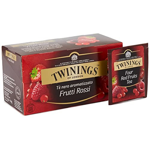 Twinings Four Red Fruits Tea 25 Bags 50g 1.8oz.