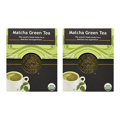 Organic Matcha Green Tea Bags - Gourmet Blend Of Green Tea Matcha Powder From Japan (Pack of 2)