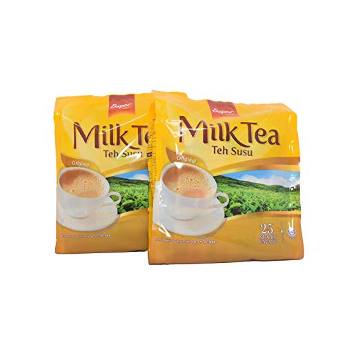 SUPER Milk Tea Original 2 Packs Total 50 sticks