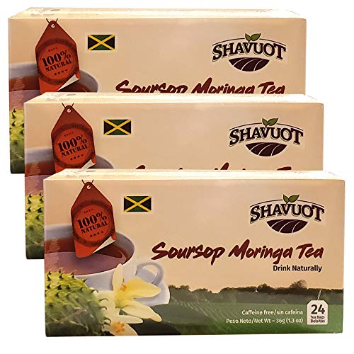 Shavuot Soursop Moringa Tea (Pack of 2)