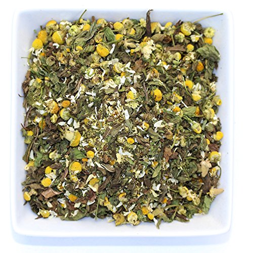 Chamomile & Spearmint - Calming & Relax Tea - Organic- Herbal Loose Leaf Tea - Caffeine Free - Tealyra