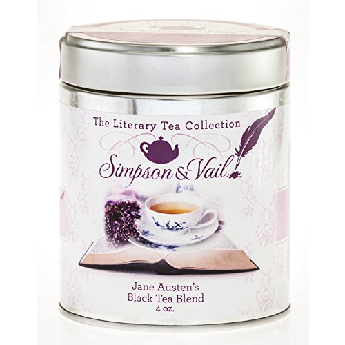 Simpson & Vail, Jane Austens Black Tea Blend, Literary Tea - 4 Ounce Tin / 50 Cups