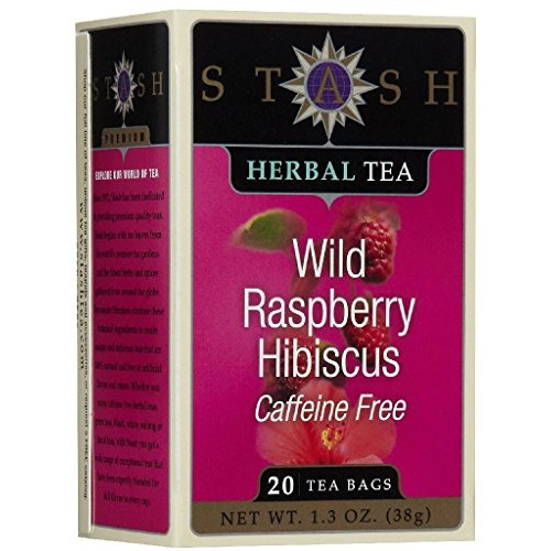 Stash Tea Wild Raspberry 히비스커스 tea - 20 ct