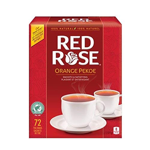 Red Rose Orange Pekoe Tea Bags 72ct, (Imported from Canada)