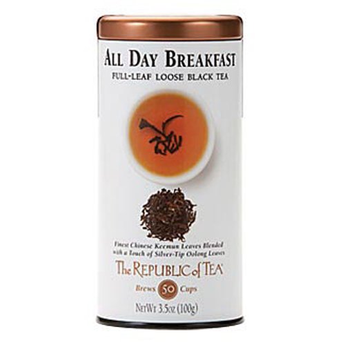 The Republic Of Tea All Day Breakfast Full-Leaf Tea, 1 Pound / 200 Cups