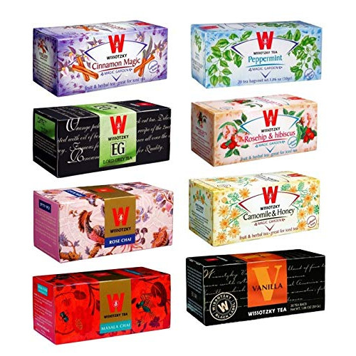 Wissotzky Magic Tea Box Sampler (8 boxes) by KooKoo4Closeouts