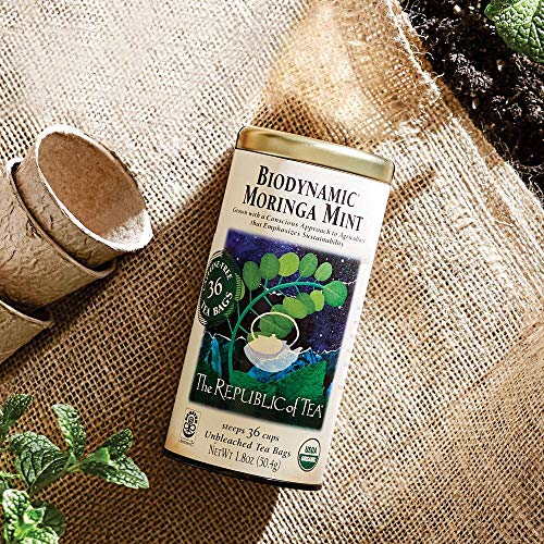 The Republic Of Tea Biodynamic Heirloom Chamomile Herbal Tea, 36 Tea Bag Tin