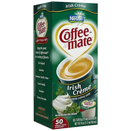 Coffee-mate Liquid Creamer Singles - Irish Creme - 50 ct
