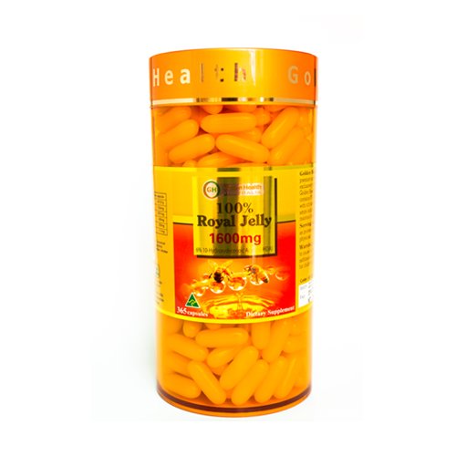 Golden Health 로얄제리 1600mg 365 capsules 6% 10-HDA Australian Made