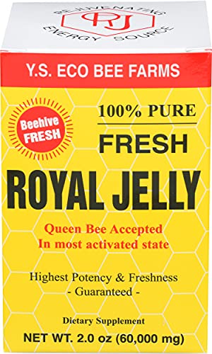 100% Pure Fresh 로얄제리 60,000 mg YS Eco Bee Farms 2.0 oz Liquid