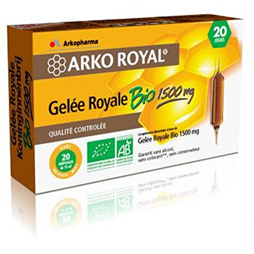 Arkopharma Arko Royal Organic Royal Jelly 1500mg 20 x 15ml