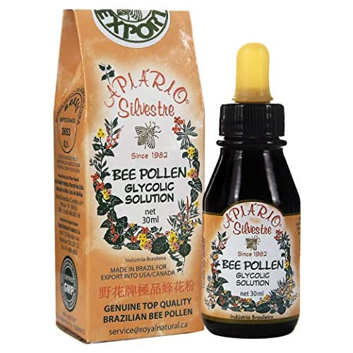 Official Distributor - 25 Bottles Apiario Silvestre Brazilian Bee Propolis 리퀴드 Glycolic Extract -Non Alcoholic Wax Free Sugar
