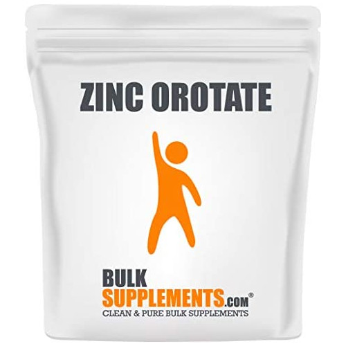 BulkSupplements.com Zinc Orotate Powder - Zinc Supplements 15mg - Zinc Powder - Zinc Vegan - Pure Zinc 15 - Elemental Zinc - Zinc Supplement for Immune (1 Kilogram - 2.2 lbs)