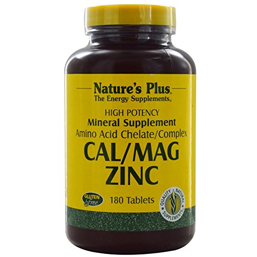 Natures Plus, Cal/Mag Zinc, 180 Tablets