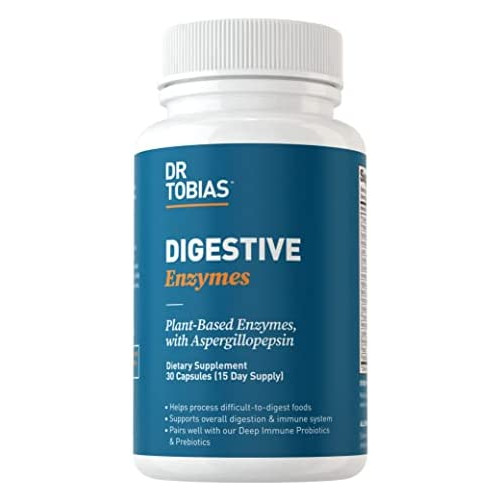Dr. Tobias Digestive Enzymes Supplement, 60 Capsules