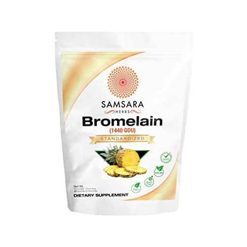 Samsara Herbs Bromelain Extract Powder (4oz/114g) - 1440 GDU Concentration
