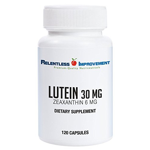 Relentless Improvement Lutein Zeaxanthin Natural Source No Fillers 100% Pure Active Material