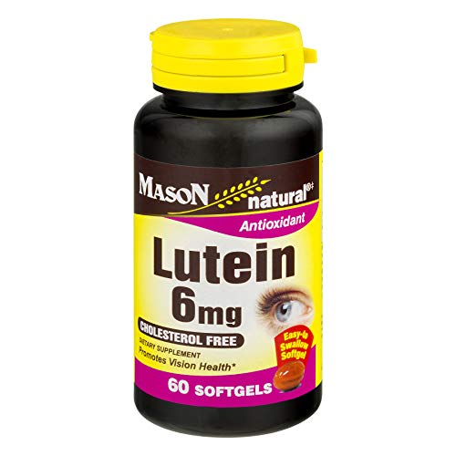 Mason Vitamins Natural Lutein 6 mg Softgels - 60 ct, Pack of 3