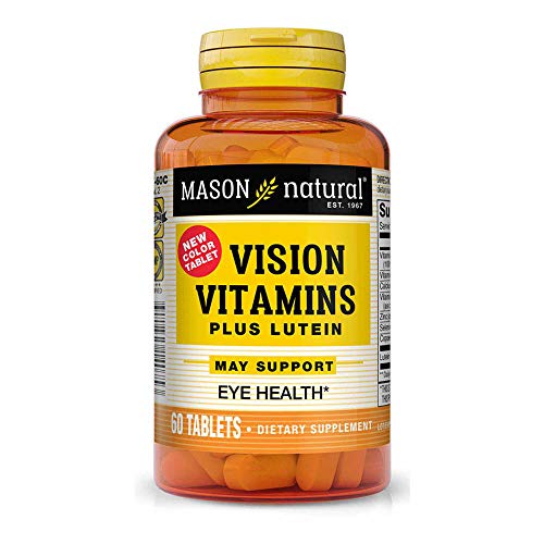 MASON NATURAL, Vision Vitamins Tablets with Lutein 60 ea