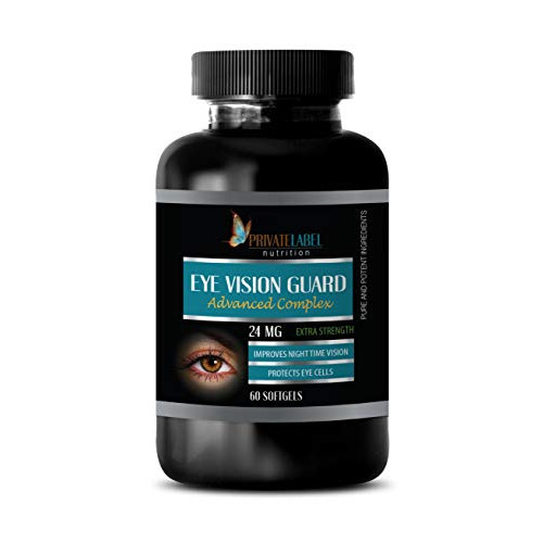 Vision Vitamins with Lutein - Eye Vision Guard 24 MG - Advanced Complex - Lutein and zeaxanthin Supplements softgel - 1 Bottle 60 Softgels