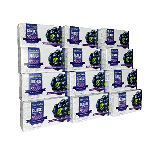 Bilberry Herbal Essence [144 Bottles x 10ml] wth Lutein, Zeaxanthin | Reduce Computer Screen Digital Eye-Strains & Fatigue. Clinical Proven Boost Eyes Health, Promotes Night Vision.