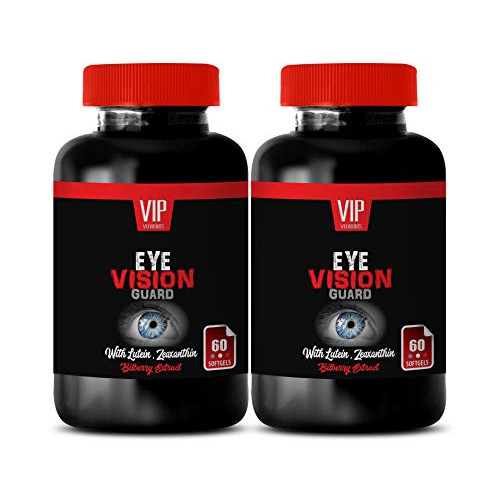 Vision Formula Vitamins - Eye Vision Guard - zeaxanthin Supplements - 2 Bottles 120 Softgels