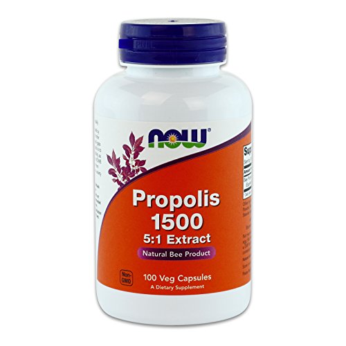 Now Foods Propolis 1500 mg 100 capsules (Pack of 4)