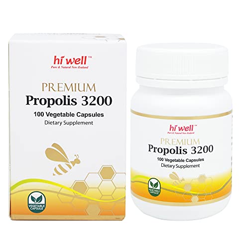 Hi Well Premium Propolis 3200 Flavonoid 96mg 100VegeCapsules