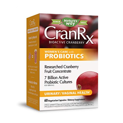 Nature Way CranRx Women Care Research Cranberry with 7B Active Cultures Probiotics 60 Vcaps