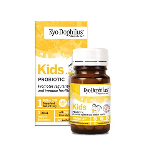 Kyo-Dophilius Kids Probiotic, Promotes Regularity and Immune Health*, 60 tablets (Packaging may vary)