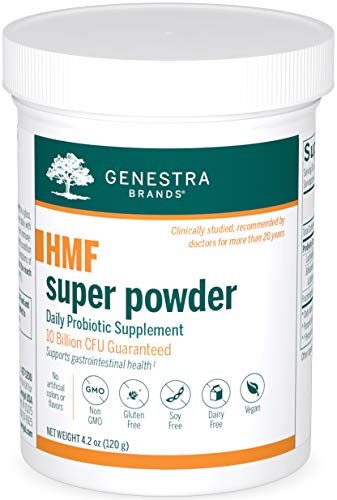 Genestra Brands HMF Super Powder | Probiotic Formula to Support Healthy Gut Flora | 4.2 Ounces