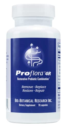 Proflora 4R Restorative Probiotic Combination by Biocidin - Digestion & Immune Support Probiotic Supplement with Quercetin & Aloe to Support Microbial Balance - Shelf-Stable, Spore-Based (30 Capsules)