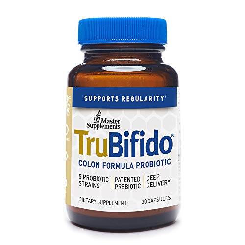 Master Supplements TruBifido - 30 Vegan Capsules - Powerful Probiotic for Colon Health, Energy and Immune Booster, Supports Regularity - Gluten Free - 30 Servings