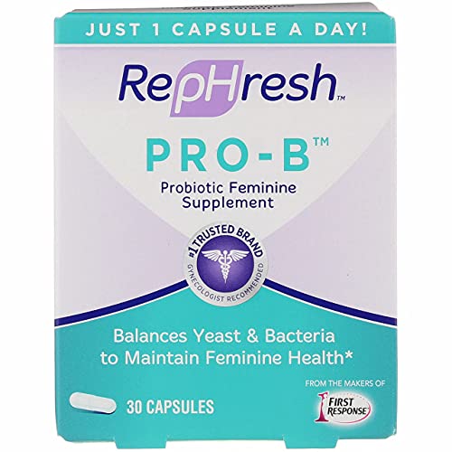 Rephresh Pro-B Probiotic Feminine Supplement, 30 Capsules ( Pack of 3)