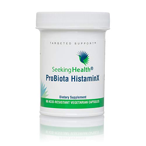 Seeking Health | ProBiota HistaminX | Nutrition Probiotic | Vegetarian Probiotic | 10 Billion CFUs per Serving | 60 Probiotic Vegetarian Capsules