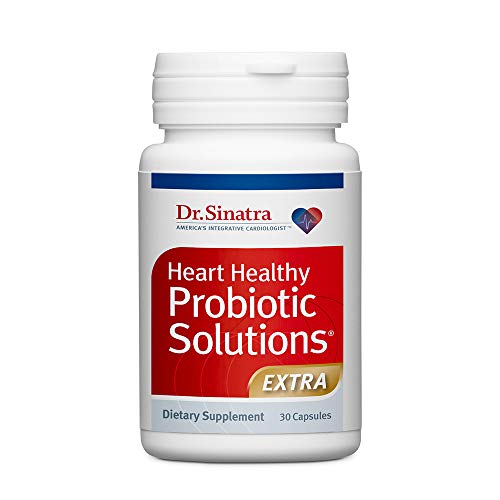 Dr. Sinatras Heart Healthy Probiotic Solutions Extra Delivers Total Digestive Support and Immune Health Support, 30 Capsules (30-Day Supply)