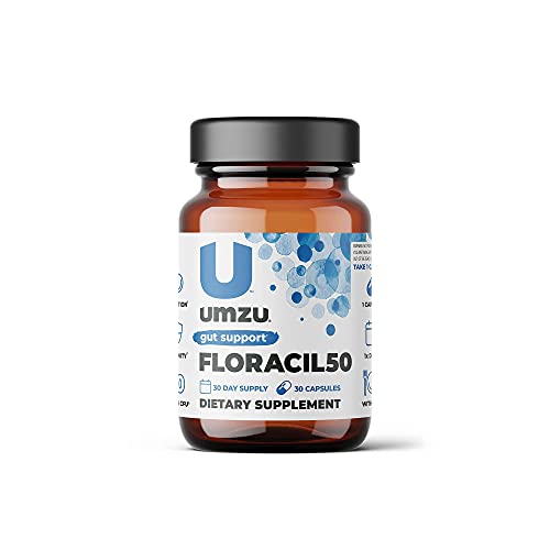 UMZU Floracil50 - Daily Probiotic Supplement - Contains 8 Gut Healthy Bacteria Strains - 1 Month Supply
