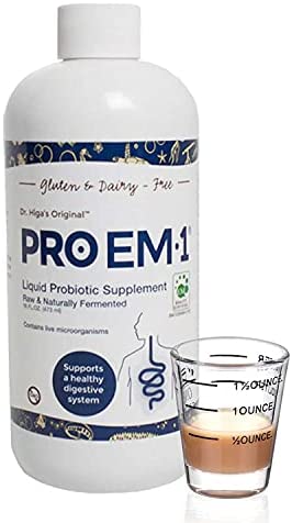 USDA Organic Liquid Probiotics by TeraGanix, Fast Acting Formula For Men, Women & Kids, Improves Immune Function, Digestion & Nutrient Absorption, Gluten Free Dairy Free, Min of 1 mill cfu/ml