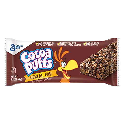 Cocoa Puffs Cereal Bar, 1.42 Oz (Pack of 96)