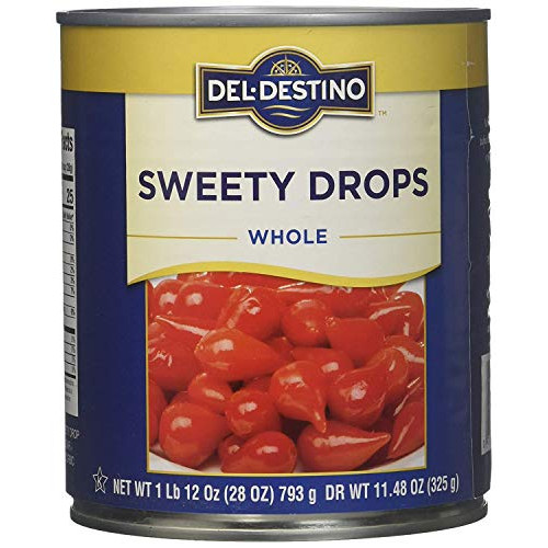 Del Destino Sweety Drop Miniature Peppers Tin, 28 Oz