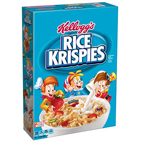 Kelloggs Rice Krispies Breakfast Cereal, 12 Ounce Box (Pack of 4)