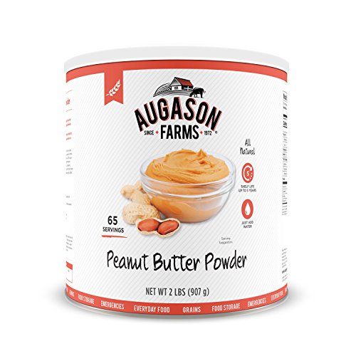 Augason Farms Peanut Butter Powder 2 lbs No.10 Can