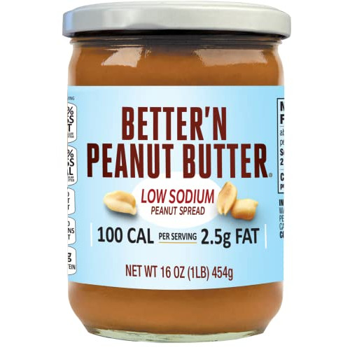 Better N Peanut Butter Peanut Sprd Ls Lf , pack of 3