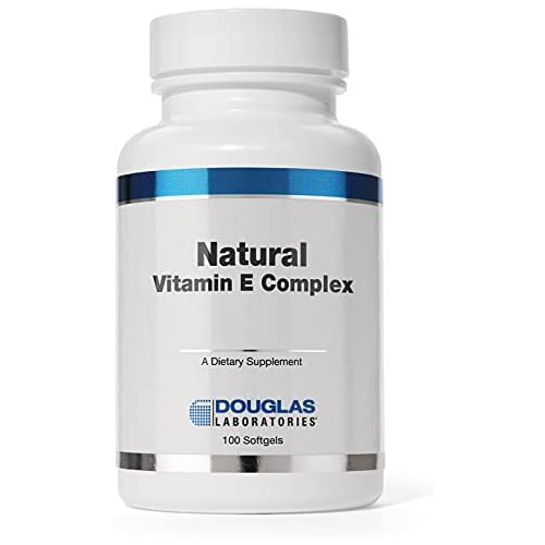 Douglas Laboratories Natural Vitamin E Complex | Mixed tocopherols for Superior Antioxidant Protection | 100 Capsules