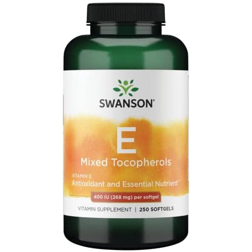 Swanson Vitamin E Mixed Tocopherols 400 Iu (268 Milligrams) 250 Sgels