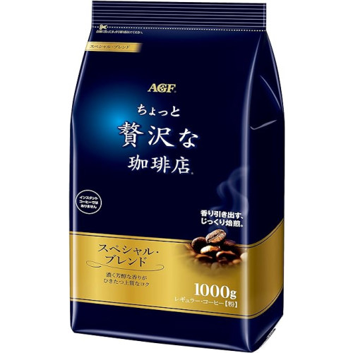 AGF 좀 호화로운 커피점 레귤러 커피 스페셜 블렌드【커피 가루] 1000그램 (x1)